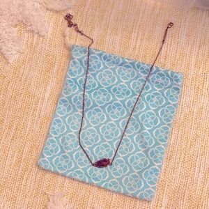 Kendra Scott arrowhead necklace